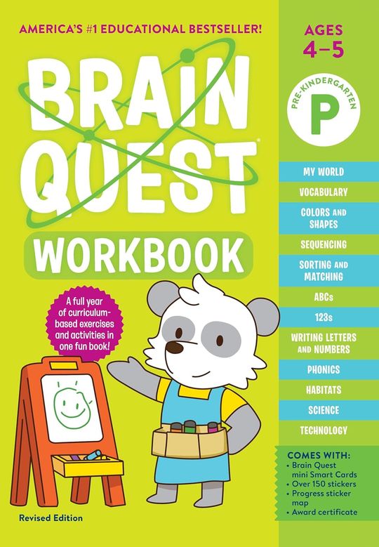 Brain Quest Workbook: Pre-K Revised Edition - Corner Bookstore