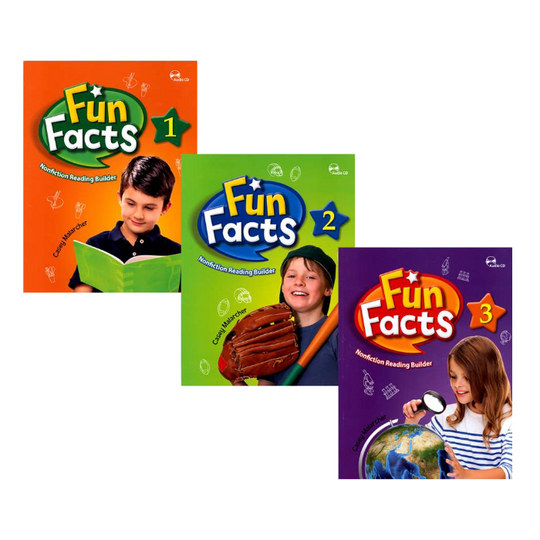 Fun Fact Student 【Fun Facts】Student book with Workbook and Audio CD/片 課本+習作(附音檔CD) 1~3冊 ...