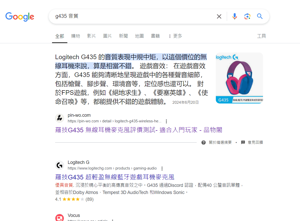 重點摘要SERP